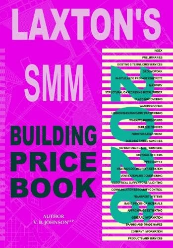 Laxton's SMM Building Price Book 2026 - Construction Guide - Image 1