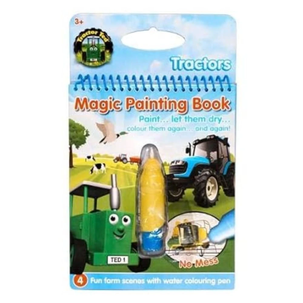 Tractor Ted Magic Painting Book - Tractors: Mess Free Reusable painting book with fantastic tractors: 1 (Tractor Ted Magic Painting Books)
