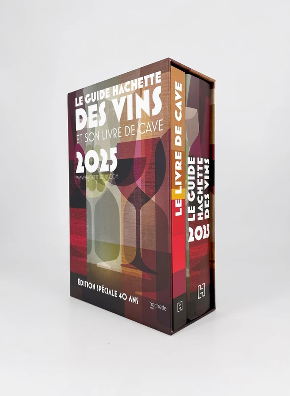 Coffret Guide Hachette des Vins 2025: Edition spéciale 40 ans