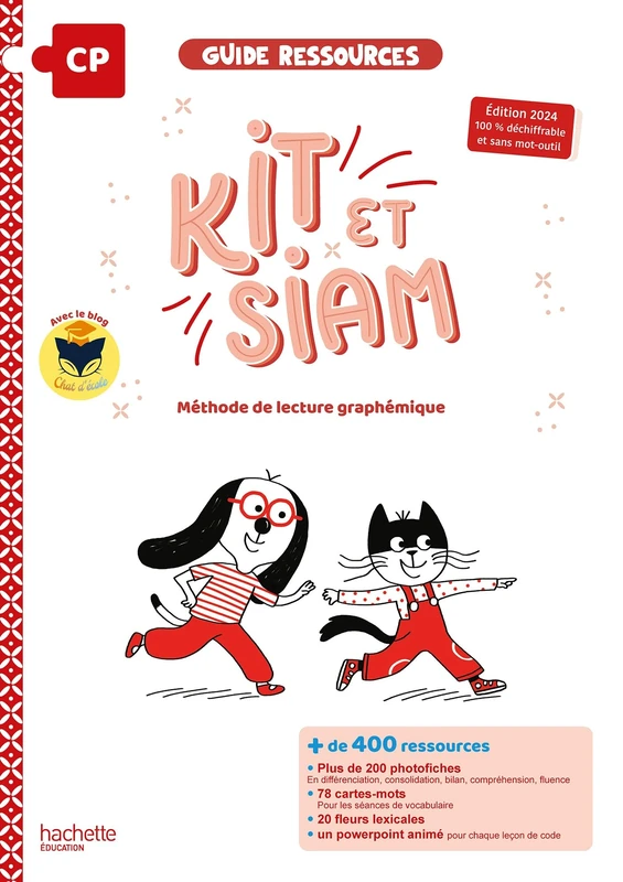 Kit et Siam - Méthode de lecture CP - Guide ressources - Ed. 2024 - Image 1