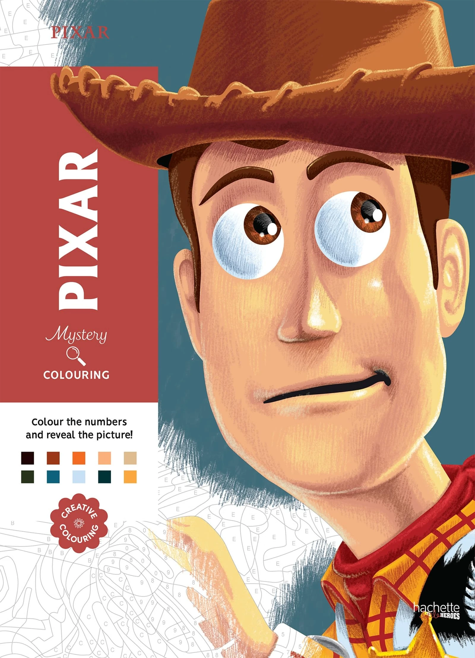 Mystery Colouring - Pixar: Reveal iconic Disney characters with colour by number