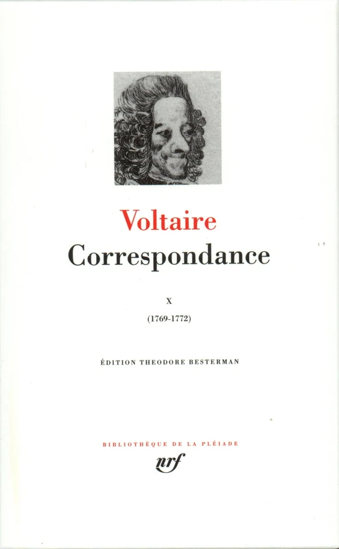 Correspondance 10/Octobre 1769-juin 1772