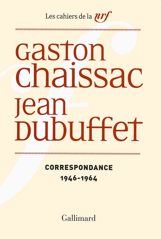 Correspondance (1946-1964) Chaissac