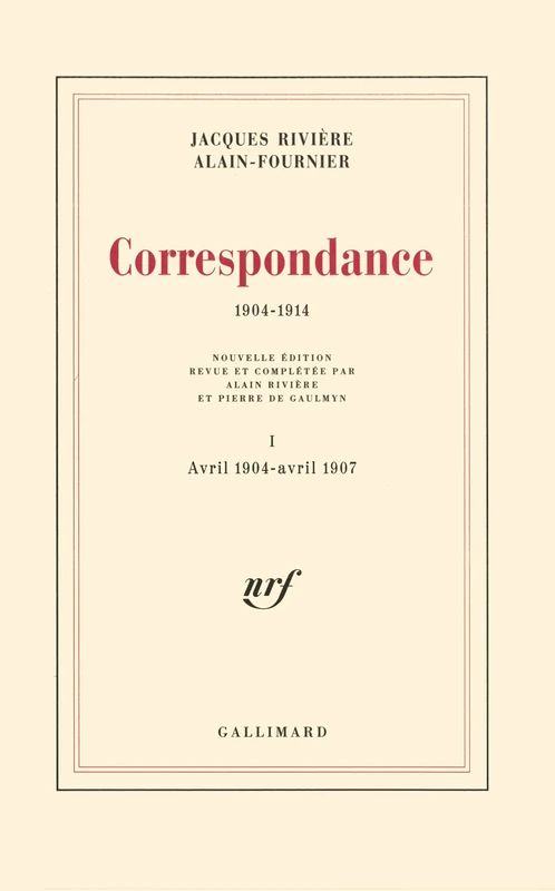 Correspondance: (1904-1914)-Avril 1904 - avril 1907 (1)