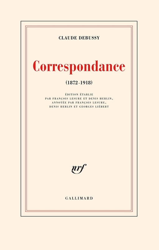 Correspondance 1872 - 1918