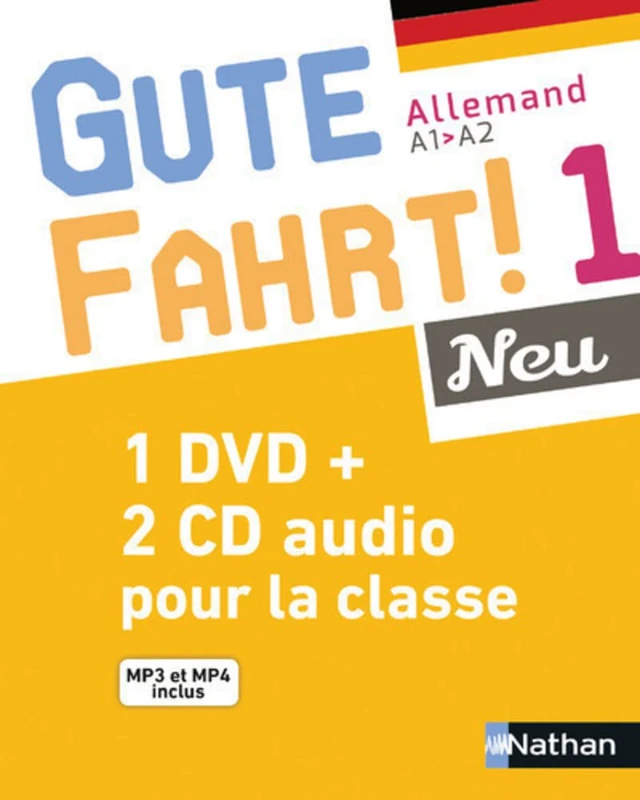 Gute Fahrt 1 Neu Coffret CD + DVD classe 2016