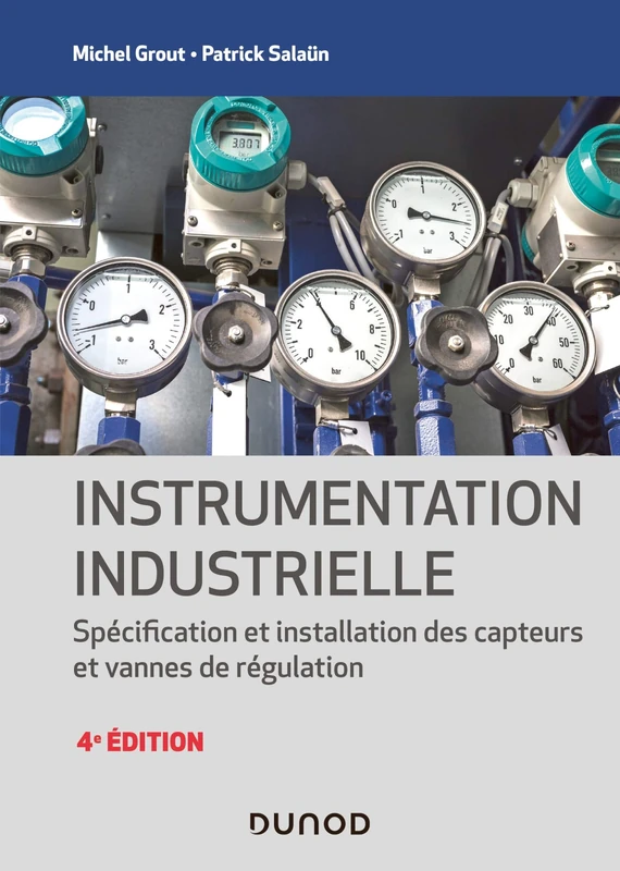 Instrumentation industrielle - 4e éd. - Spécification et installation des capteurs et vannes de régu: Spécification et installation des capteurs et vannes de régulation - Image 1