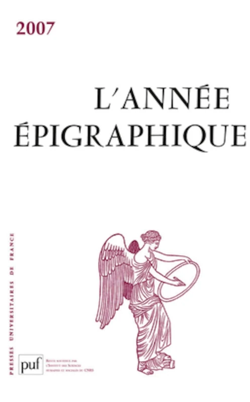 L'Année épigraphique, vol. 2007