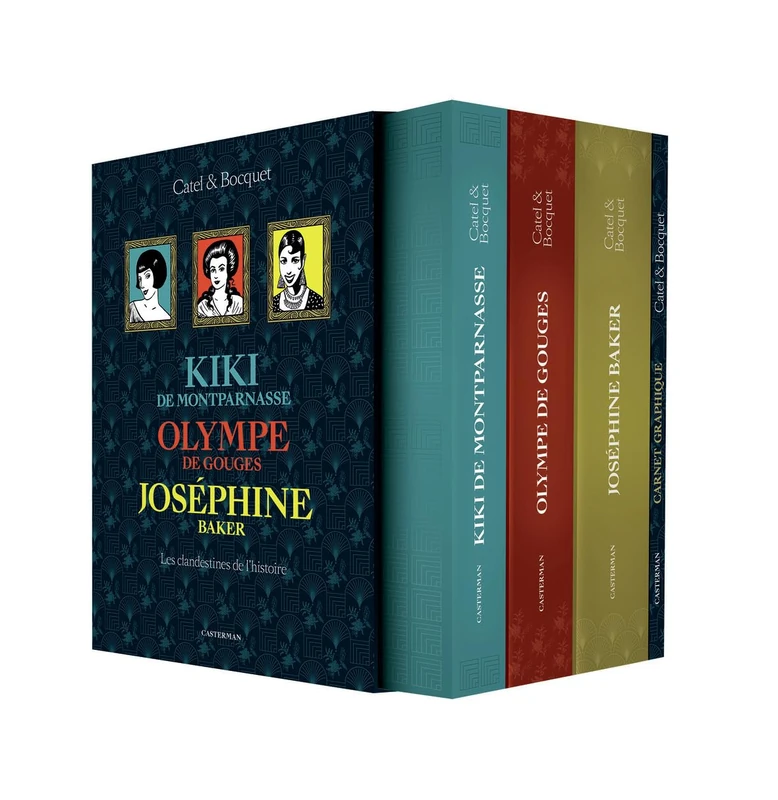 Coffret Les Clandestines de l'Histoire: Kiki de Montparnasse - Olympe de Gouges - Joséphine Baker