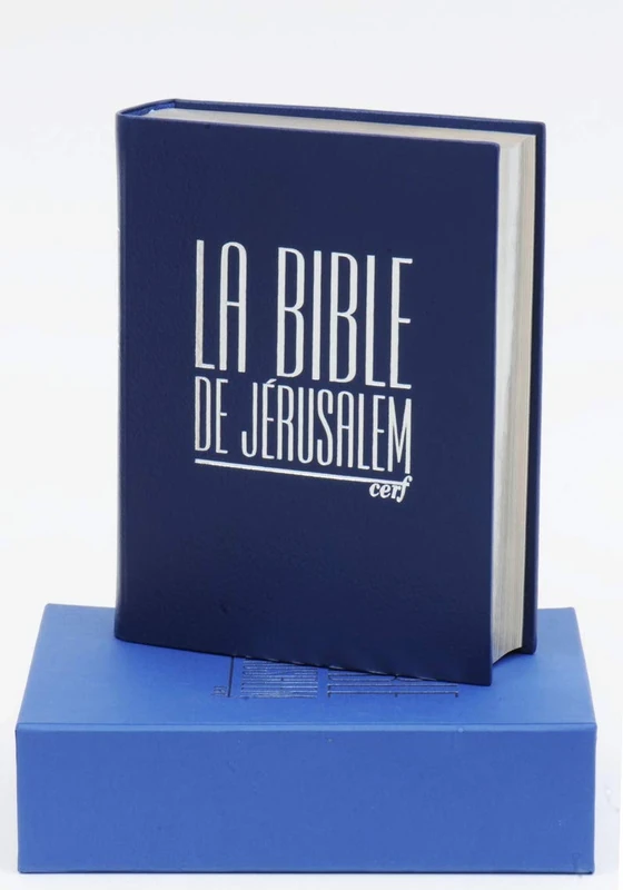 LA BIBLE DE JERUSALEM - MAJOR CUIR BLEU: Edition major cuir bleu