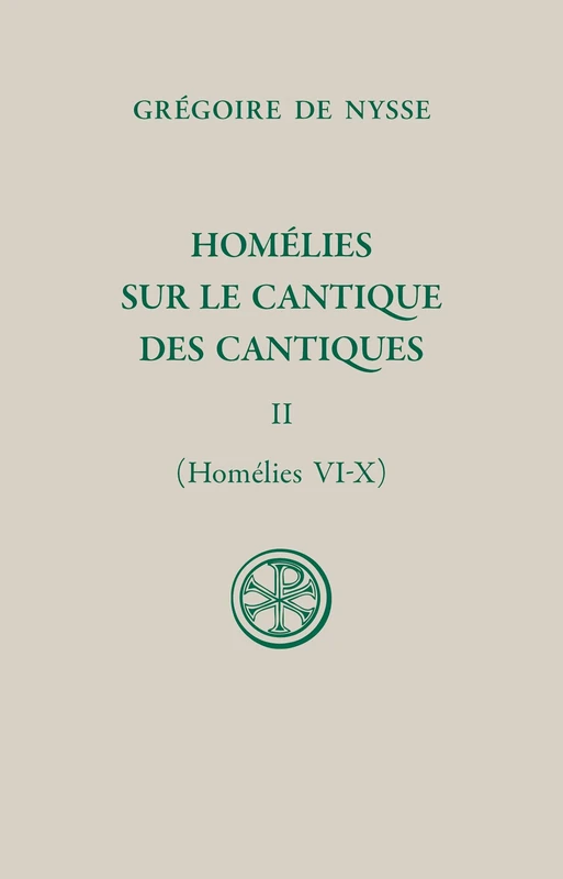 SC 644 Homélies sur le Cantique des cantiques, t. II (homélies VI-X): Tome II (Homélies VI-X) - Image 1