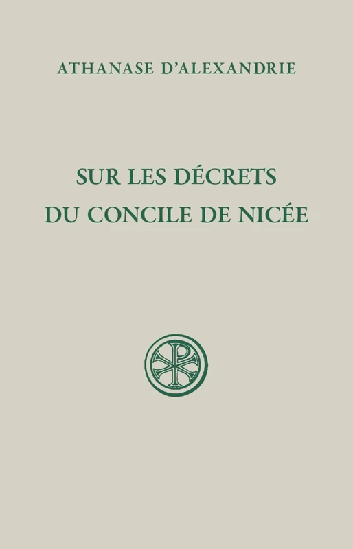SC 649 - Sur les décrets du concile de Nicée