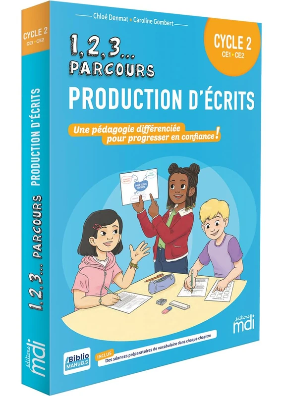 1,2,3 Parcours - Production d'écrits CE: Une pédagogie différenciée pour progresser en confiance !