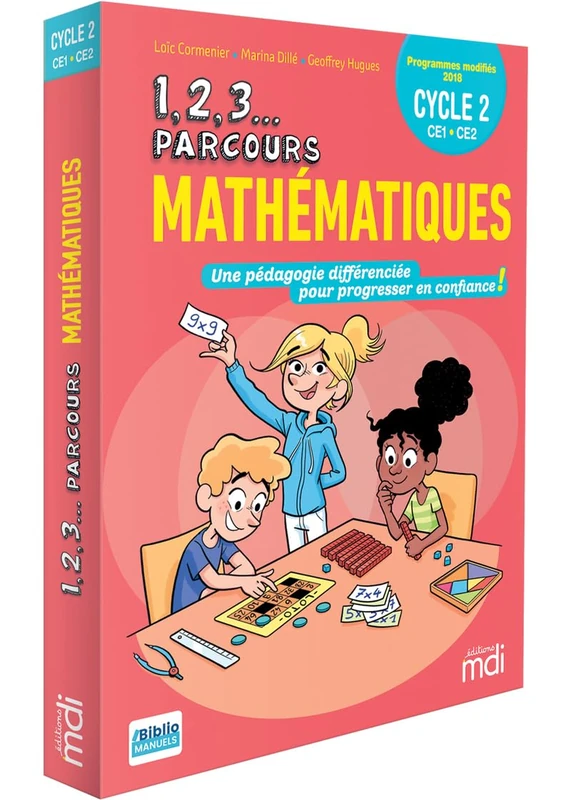 1,2,3 Parcours - Mathématiques CE: Une pédagogie différenciée pour progresser en confiance !