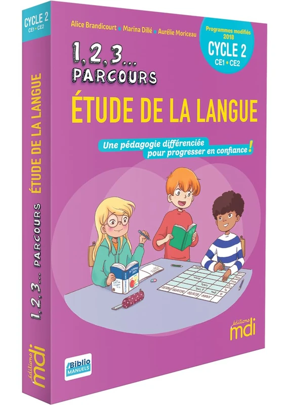 1,2,3 Parcours - Etude de la langue CE: Une pédagogie différenciée pour progresser en confiance !