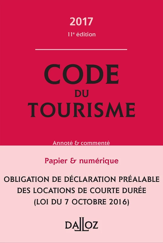 Code du tourisme