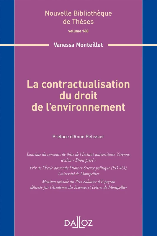 La contractualisation du droit de l'environnement - Volume 168 - Image 1