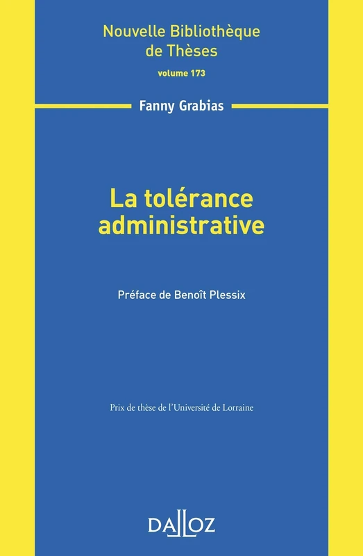 La tolérance administrative - Volume 173 (173)