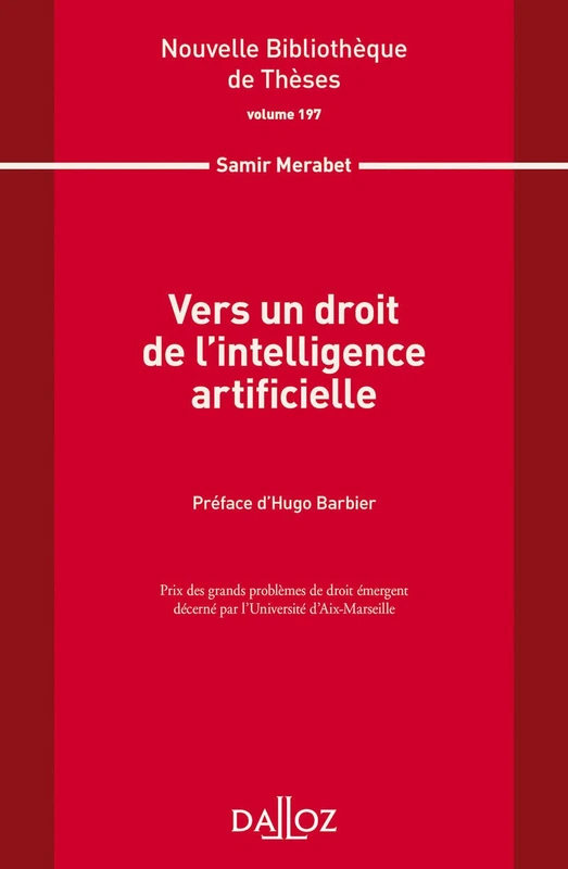 Vers un droit de l'intelligence artificielle - Volume 197 (197) - Image 1