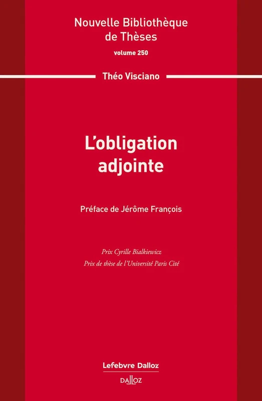 L'obligation adjointe. Volume 250 - Image 1