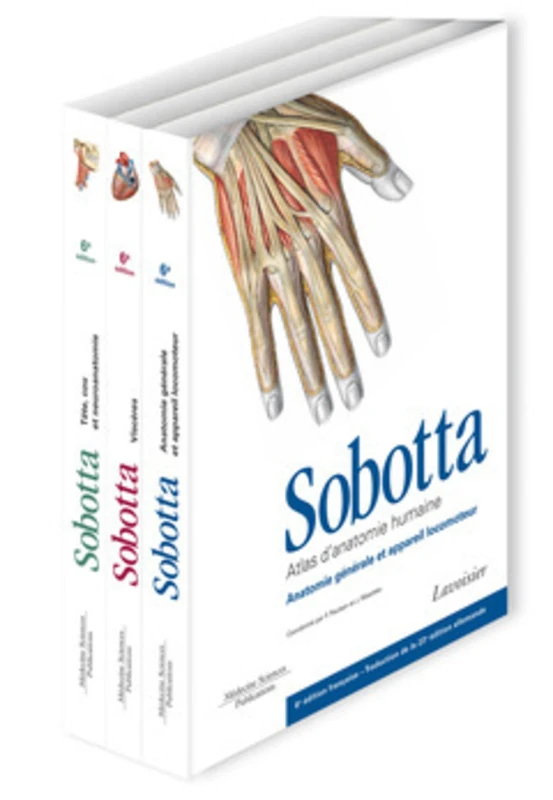 Sobotta Atlas D'anatomie Humaine: 3 volumes + Tableaux des muscles, des articulations et des nerfs