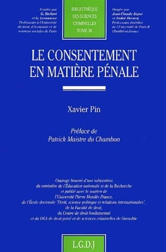 le consentement en matière pénale (36)