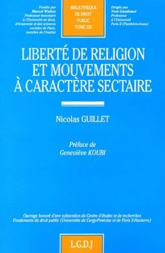 liberté de religion et mouvements à caractère sectaire (235) - Image 1