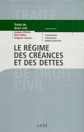 le régime des créances et des dettes