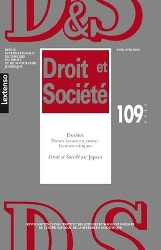 Droit & Société N°109-2021: Penser la race en juriste : lectures critiques - Droit et Société au Japon