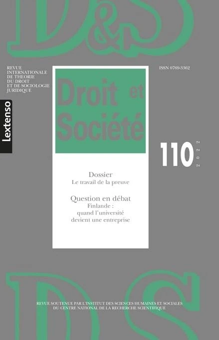 Droit & Société N°110-2022 (2022) (110)