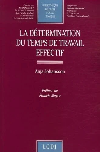 la détermination du temps de travail effectif (44)
