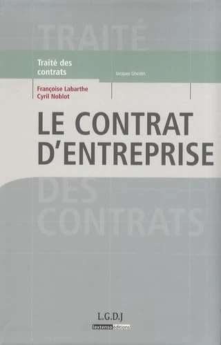 le contrat d'entreprise
