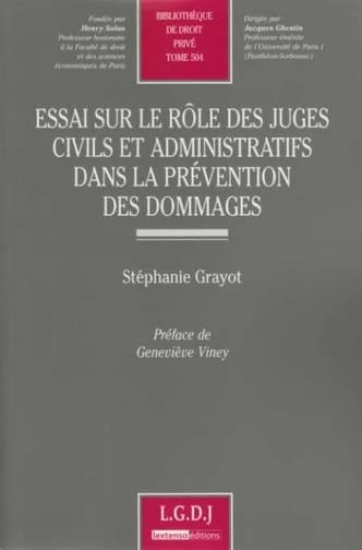 essai sur le rôle des juges civils et administratifs dans la prévention des domm (504) - Image 1