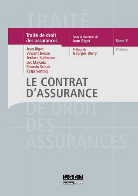 le contrat d'assurance - 2ème édition (3)