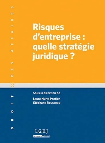 risques d'entreprise : quelle stratégie juridique ?: SOUS LA DIRECTION DE LAURE NURIT-PONTIER ET DE STÉPHANE ROUSSEAU - Image 1