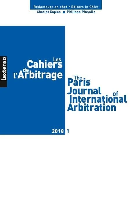 LES CAHIERS DE L ARBITRAGE N 1-2018 - Image 1