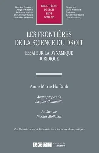 LES FRONTIERES DE LA SCIENCE DU DROIT: ESSAI SUR LA DYNAMIQUE JURIDIQUE (583) - Image 1
