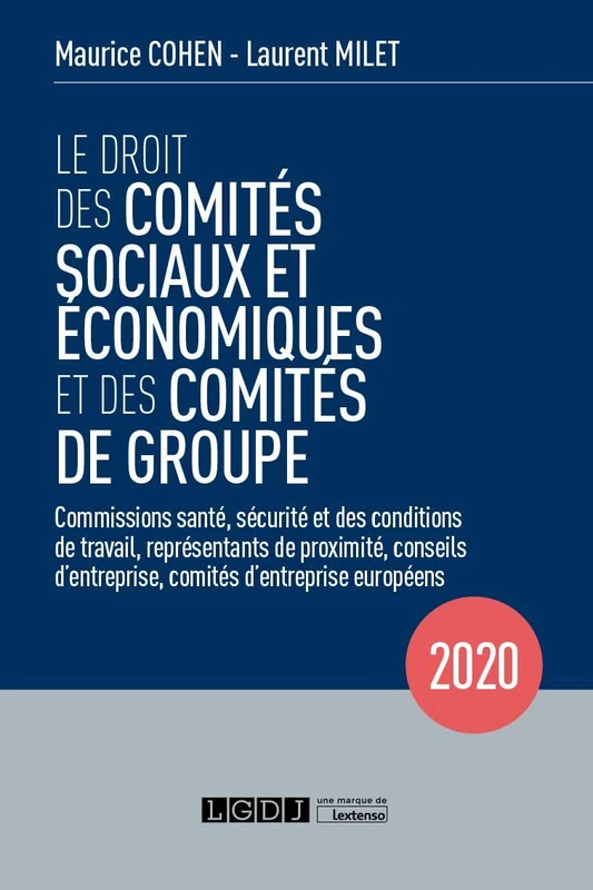 Le droit des comités sociaux et économiques et des comités de groupe (CSE): Commissions santé, sécurité et des conditions de travail, représentants de ... comités d'entreprise européens (2020)
