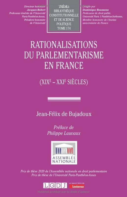 Rationalisations du parlementarisme en France (XIXe - XXIe siècles) (174)