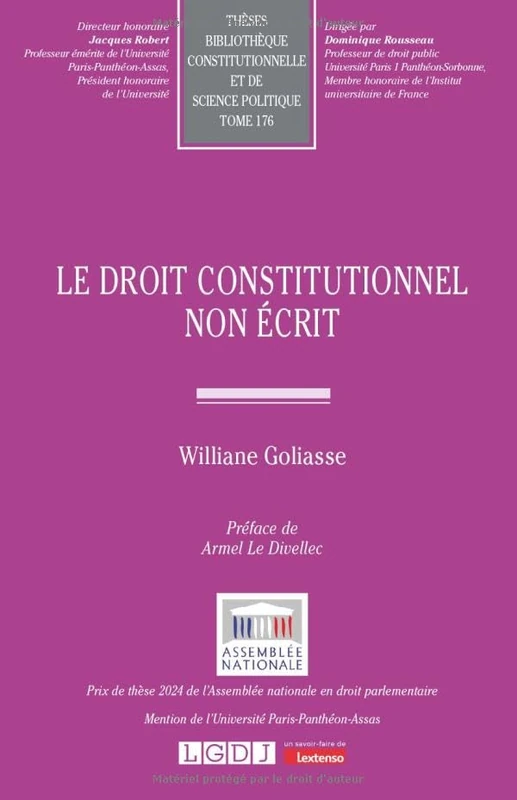 Le droit constitutionnel non écrit (176)