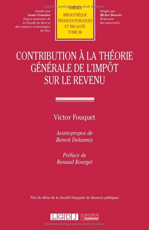 Contribution à la théorie générale de l'impôt sur le revenu (80)