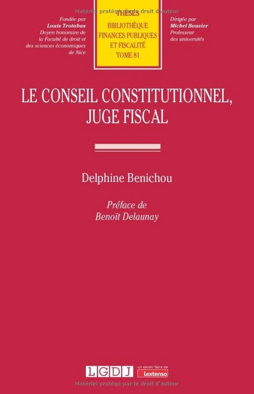 Le Conseil constitutionnel, juge fiscal (81)
