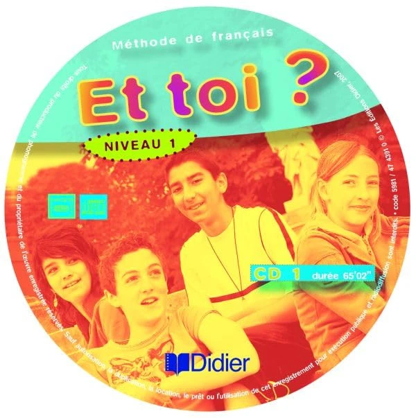 Et toi?: CD-classe 1 (2) (A1)
