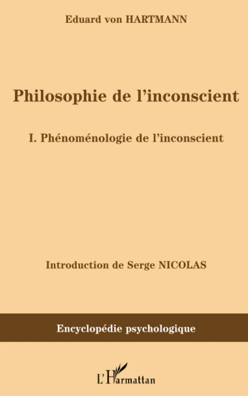 Philosophie de l'inconscient: I. Phénoménologie de l'inconscient - Image 1
