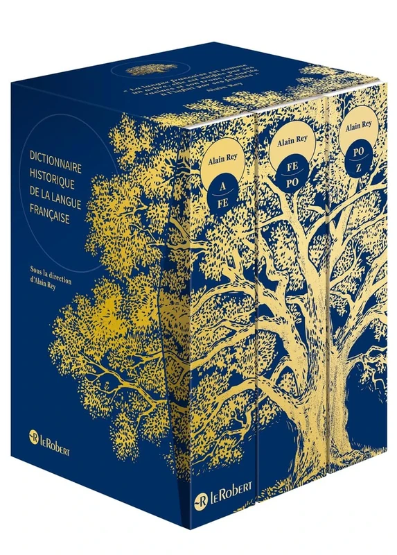 Dictionnaire Historique de la Langue Francaise - Bleu: Coffret 3 volumes (Dictionnaires Langue Francaise)