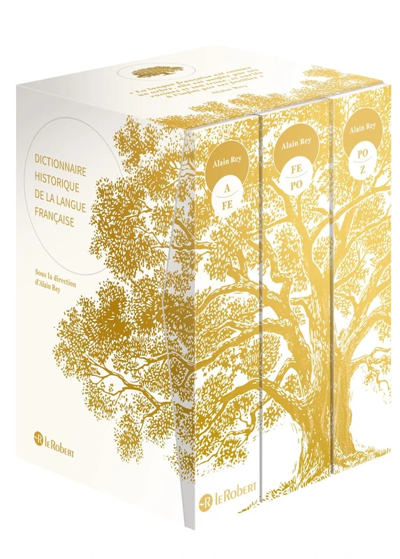 Dictionnaire Historique de la Langue Francaise - Blanc: Coffret 3 volumes (Dictinnaires Langue Francaise)