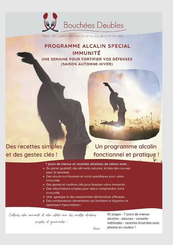 Programme alcalin spécial immunité: Une semaine pour fortifier votre immunité !