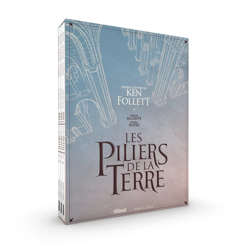 Les Piliers de la Terre - Coffret Tomes 01 à 03: Avec un tiré à part inédit