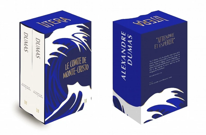 Le comte de Monte-Cristo coffret - édition Litera: Coffret en 2 volumes