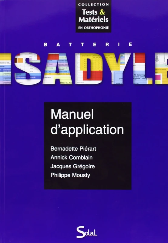 ISADYLE : Manuel théorique: Batterie de tests - Image 1